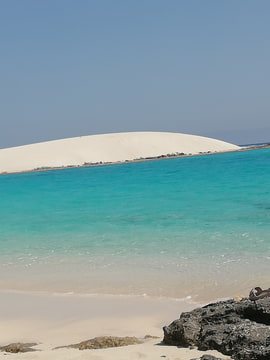 Egyptský Karibik písečná duna