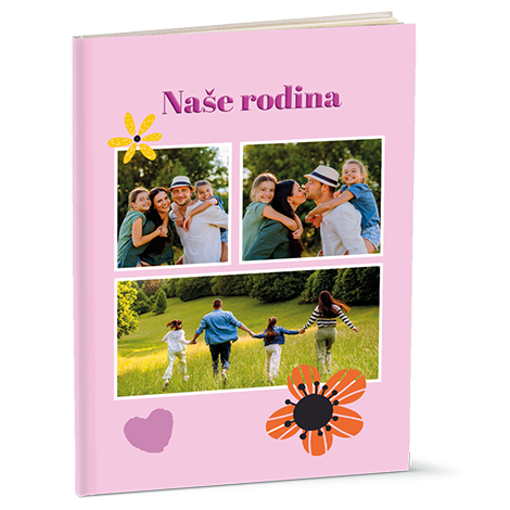 Fotokniha pevná, cca A4 na výšku