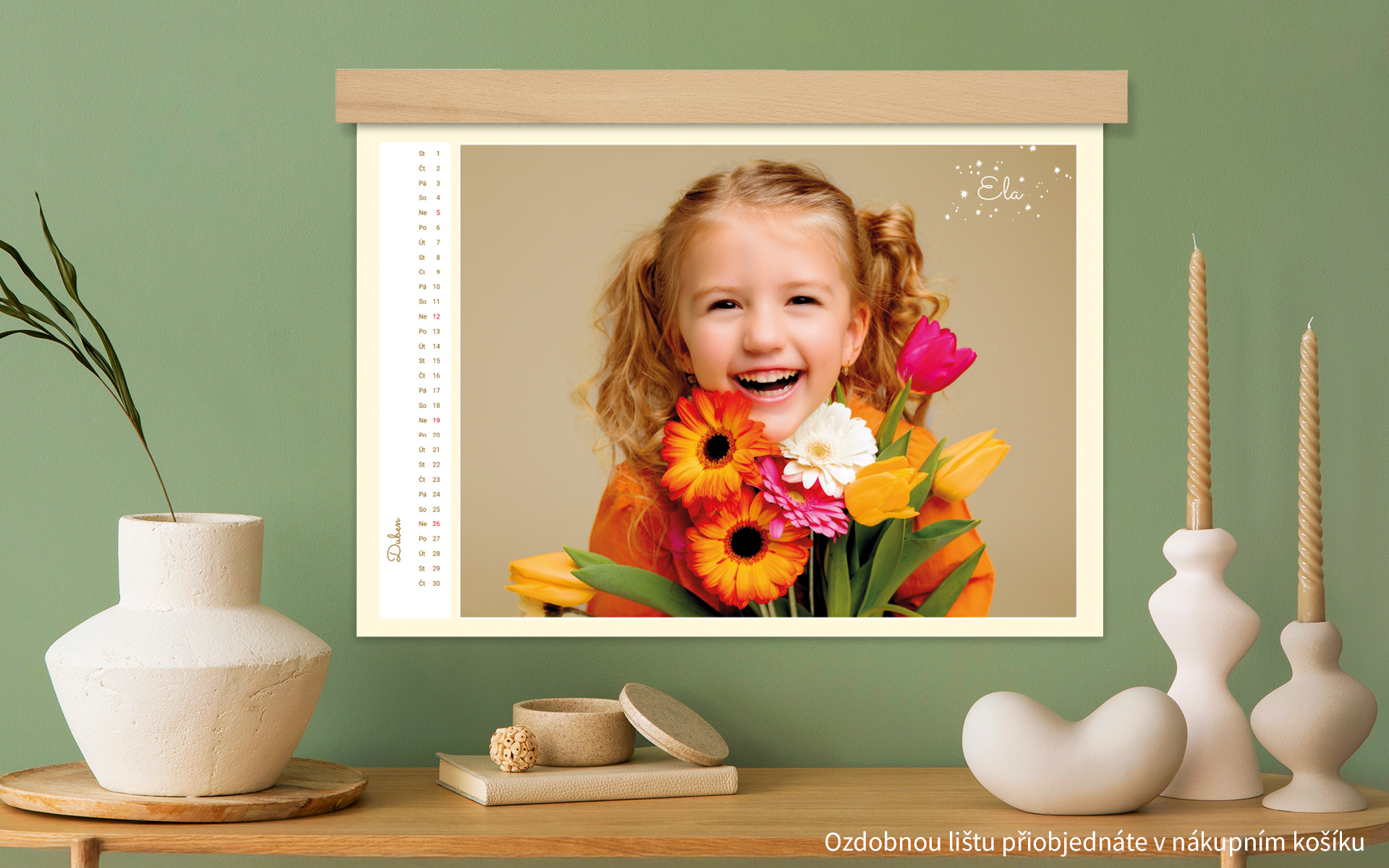 Nástěnný fotokalendář A3 na šířku od HappyFoto