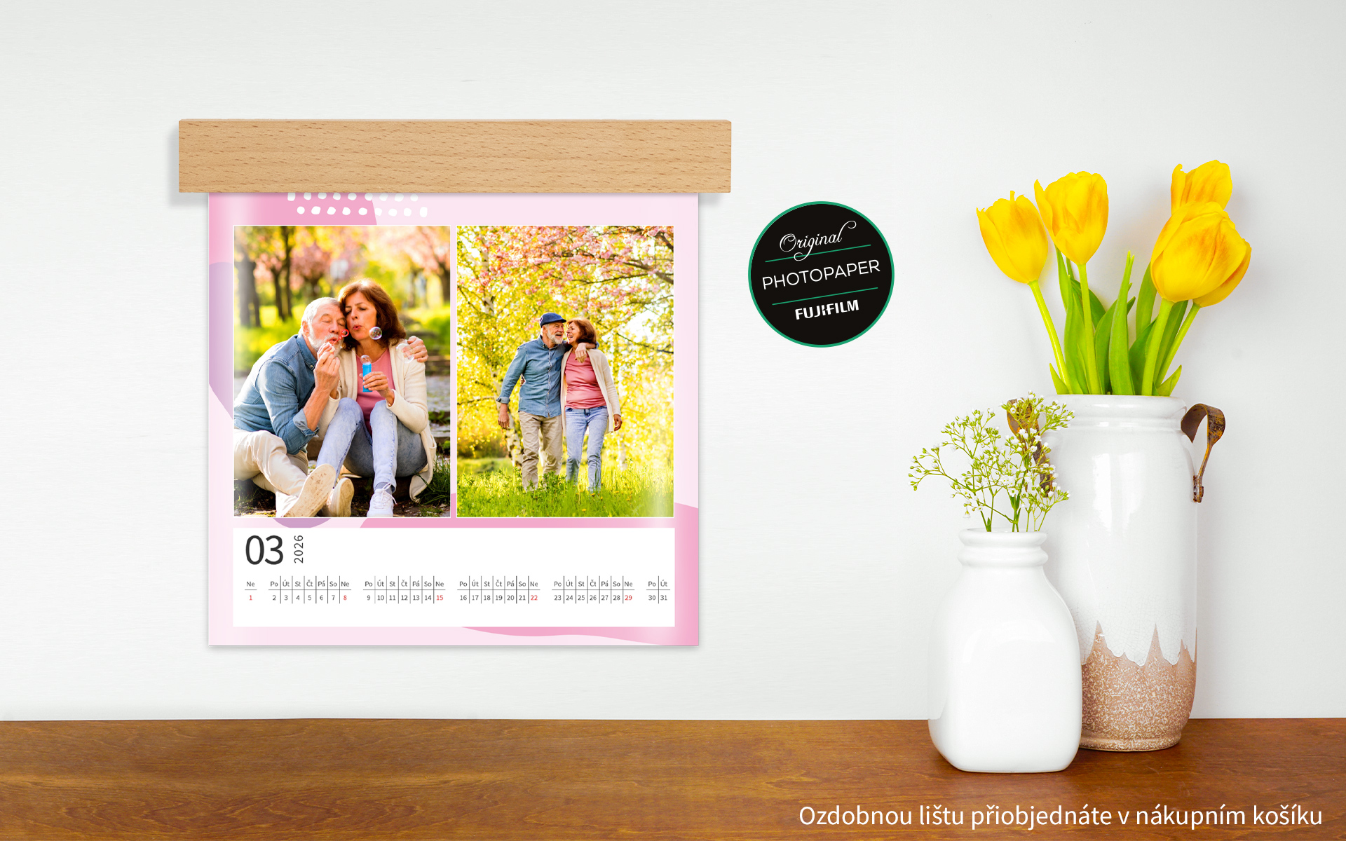 deLUXE Nástěnný fotokalendář cca 31 x 31 cm od HappyFoto