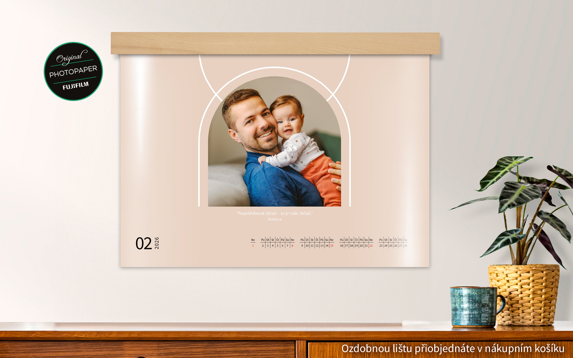 deLUXE Nástěnný fotokalendář A3 na šířku od HappyFoto