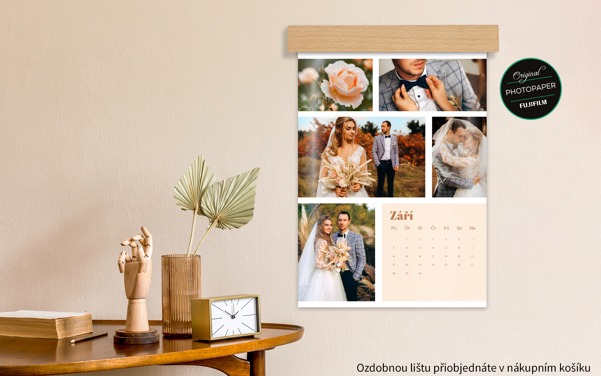 deLUXE Nástěnný fotokalendář A4 na výšku od HappyFoto