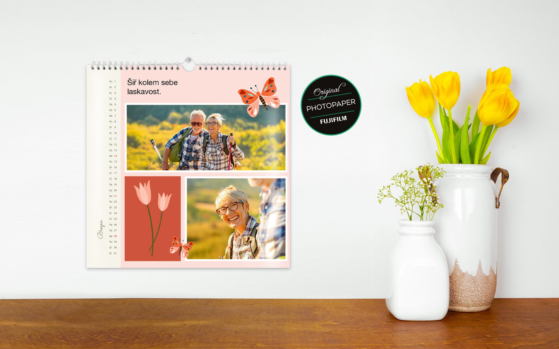 deLUXE Nástěnný fotokalendář cca 31 x 31 cm od HappyFoto deLUXE Nástěnný fotokalendář cca 31 x 31 cm od HappyFoto