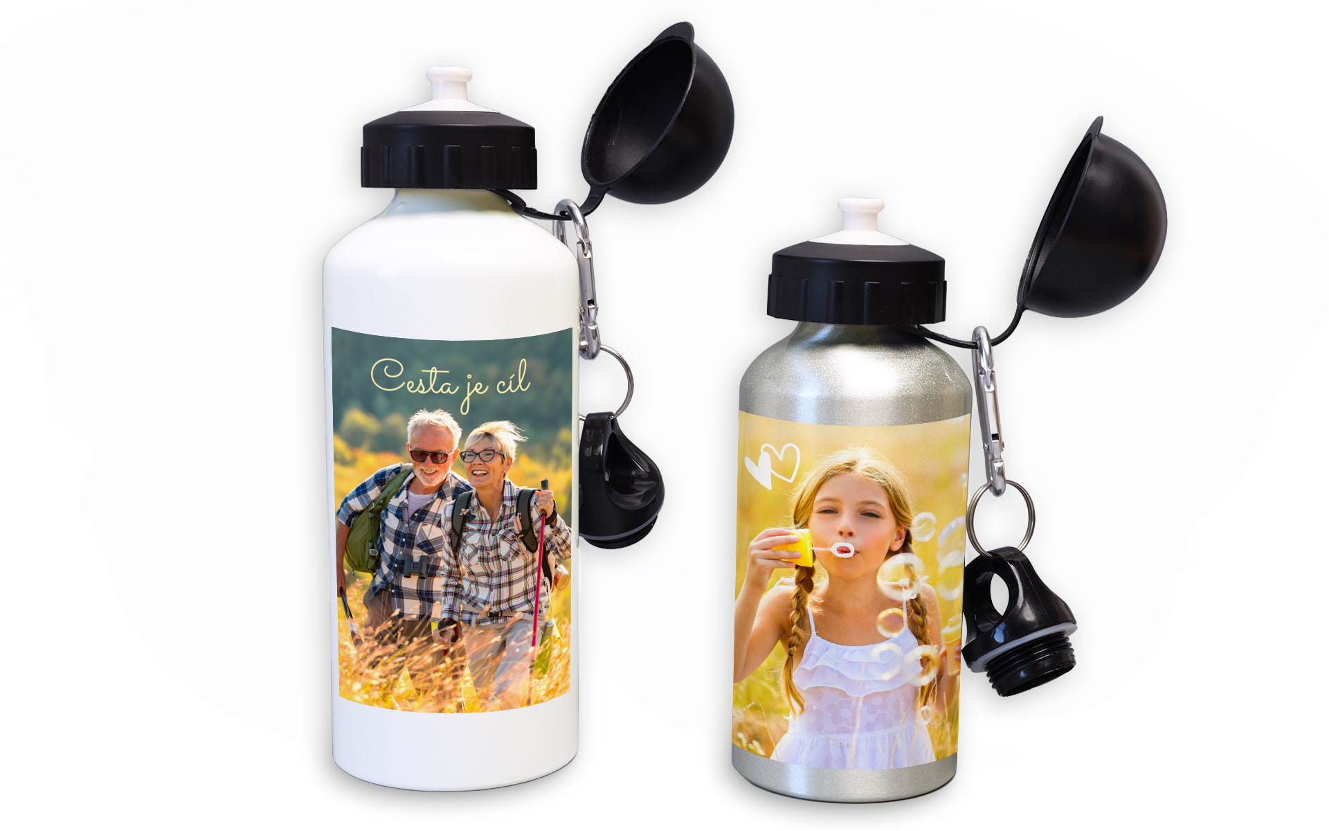 Láhve na pití s potiskem od HappyFoto Láhve na pití s potiskem od HappyFoto