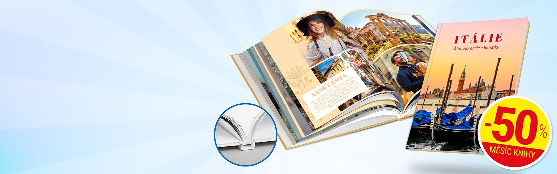 -50 % Fotokniha pevná, cca A4 na výšku