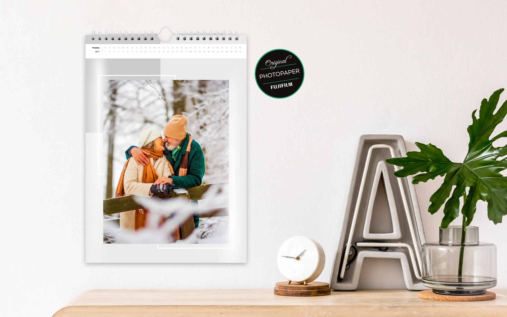 deLUXE Nástěnný fotokalendář A3 na výšku od HappyFoto deLUXE Nástěnný fotokalendář A3 na výšku od HappyFoto