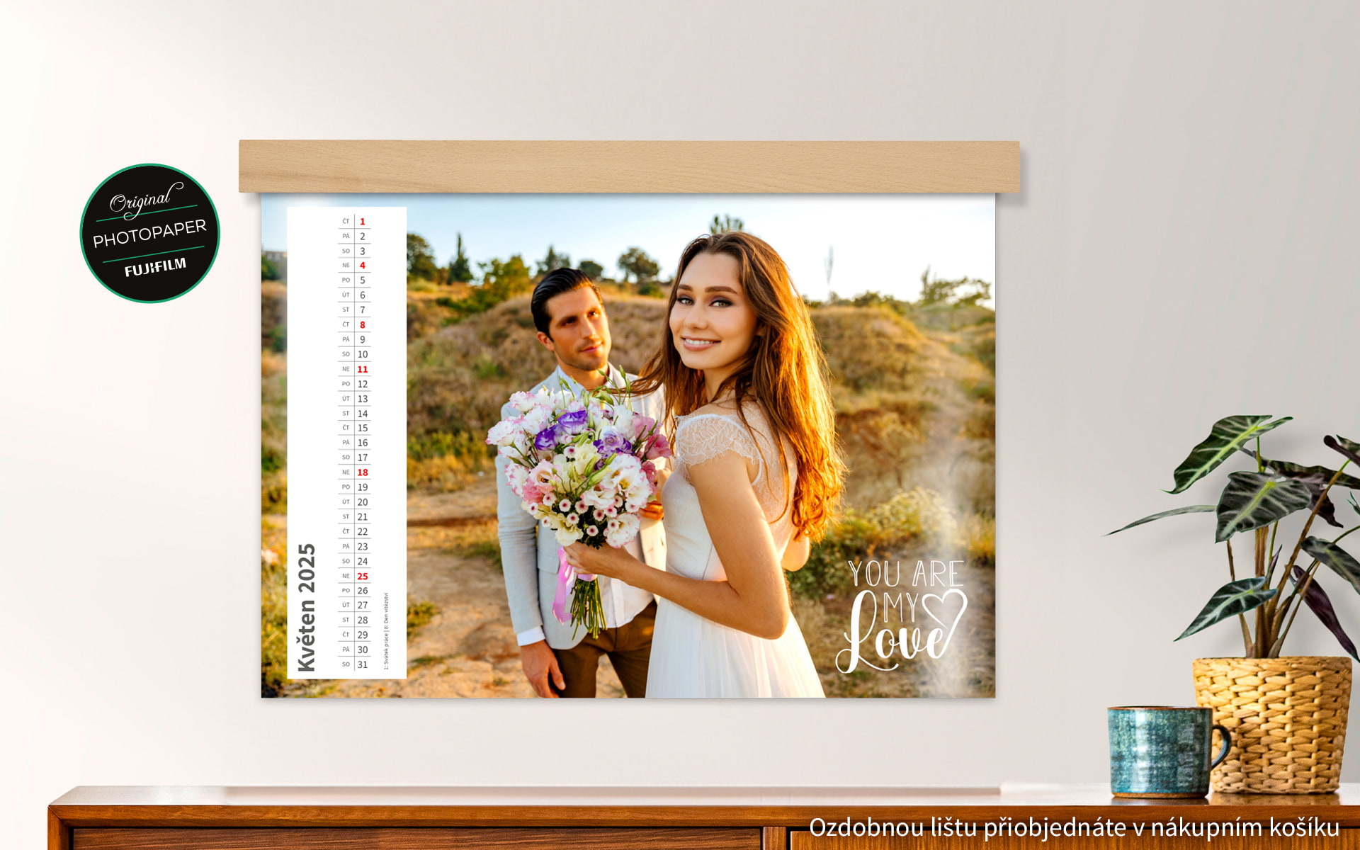 deLUXE Nástěnný fotokalendář A3 na šířku od HappyFoto