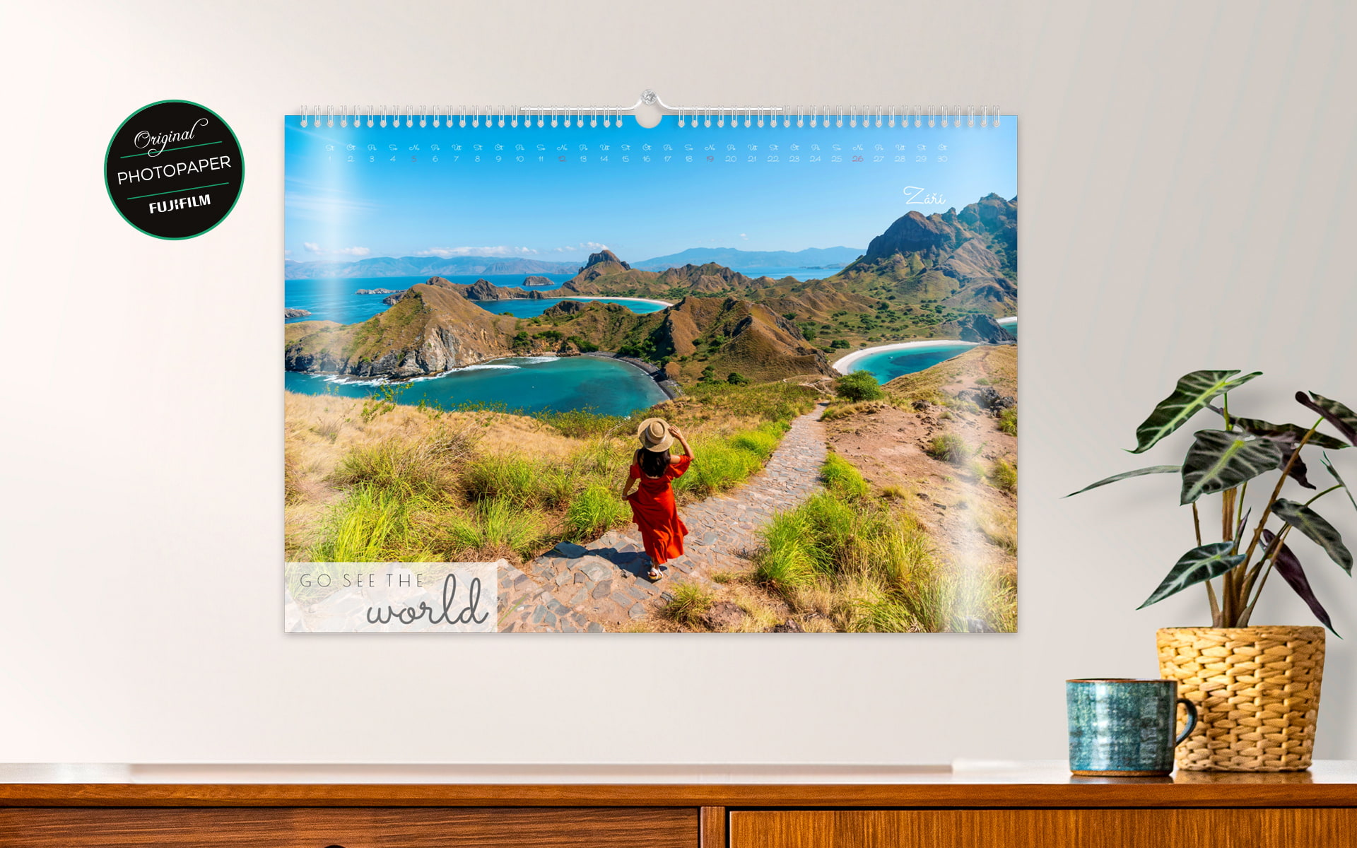 deLUXE Nástěnný fotokalendář A3 na šířku od HappyFoto deLUXE Nástěnný fotokalendář A3 na šířku od HappyFoto
