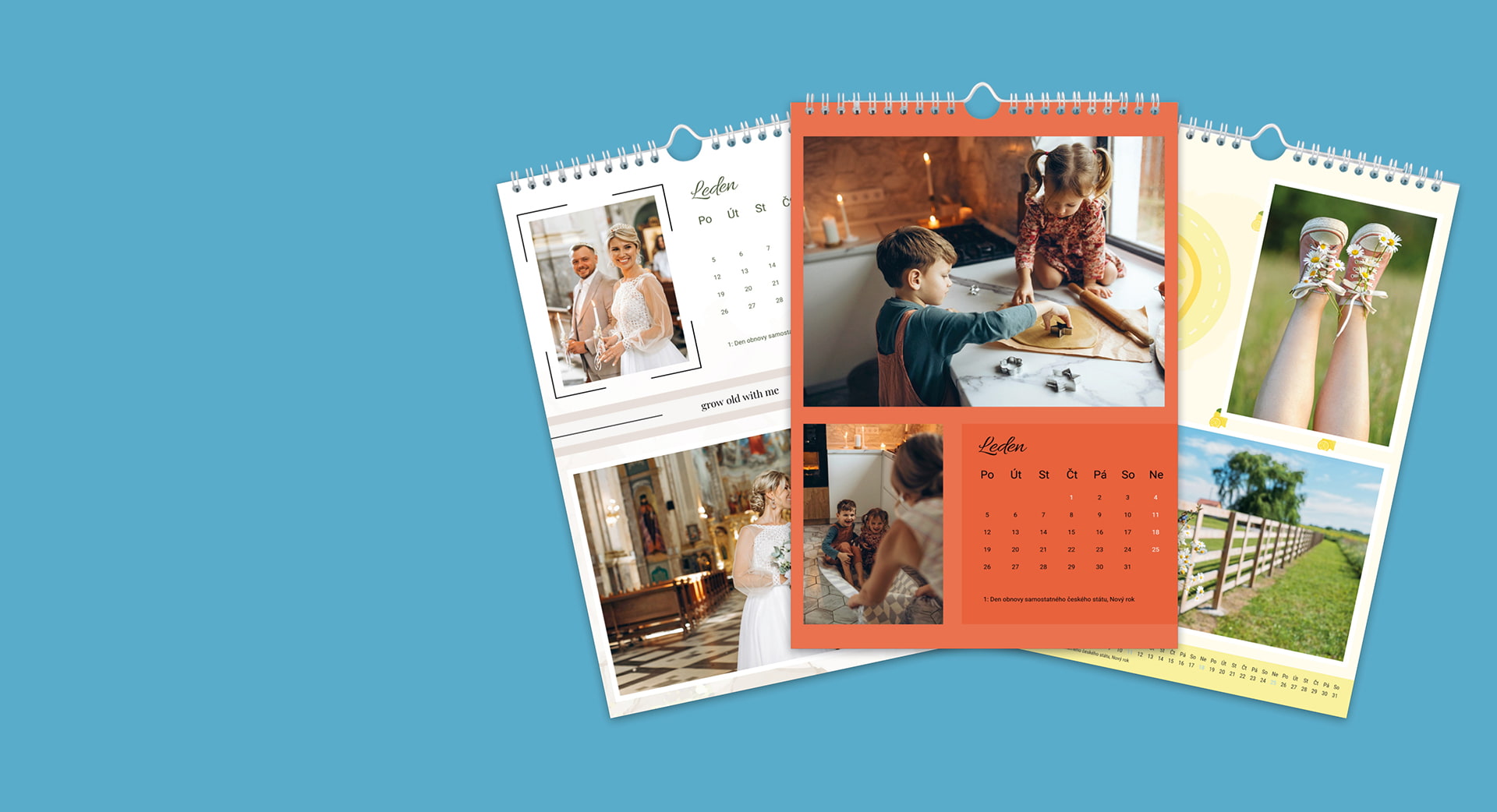 Designové předlohy fotokalendářů