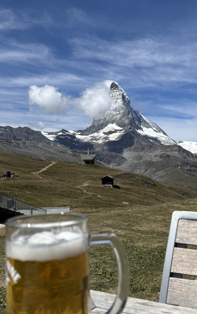 Čech fotí Matterhorn… :-)