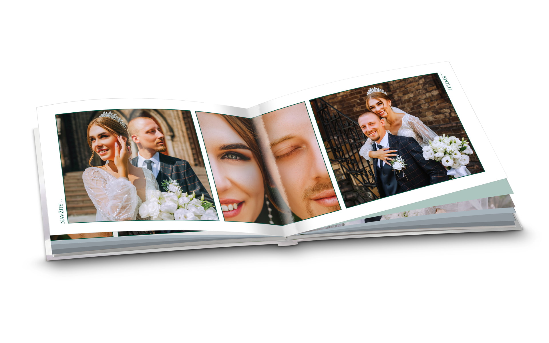 deLUXE Fotokniha pevná, cca A4 na šířku prémium lesk