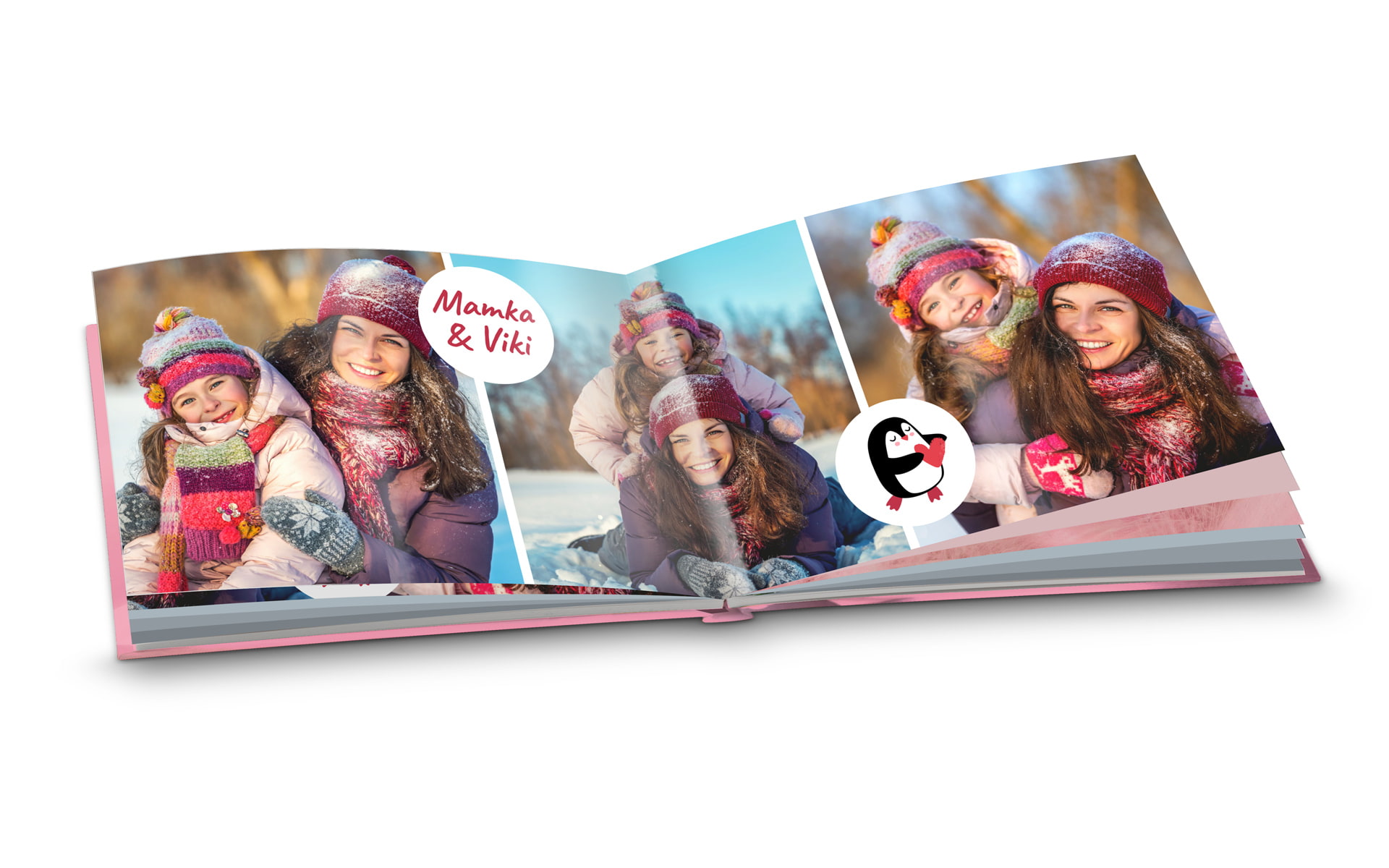 deLUXE Fotokniha pevná, cca A4 na šířku prémium lesk