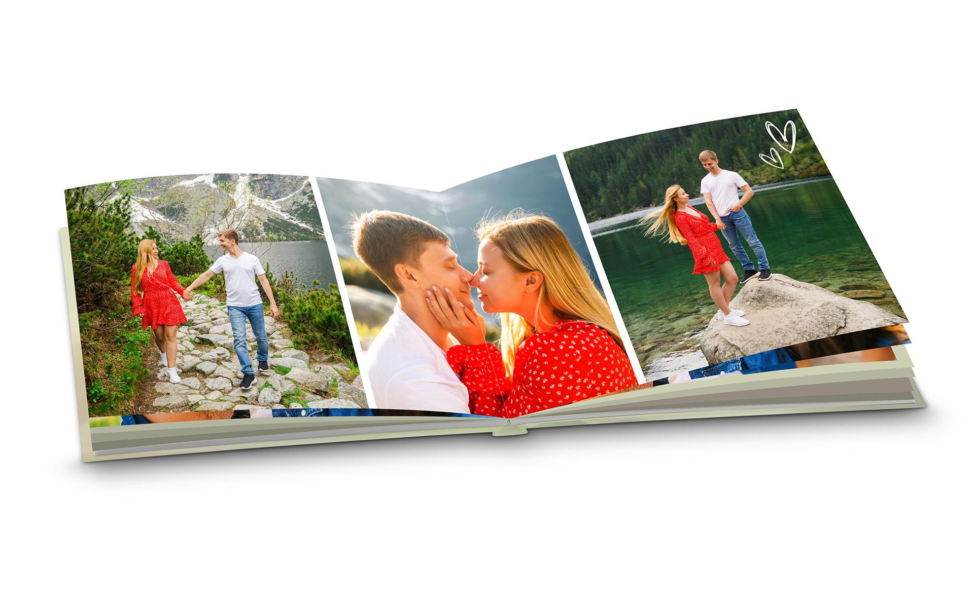 deLUXE Fotokniha pevná, cca A4 na šířku prémium mat