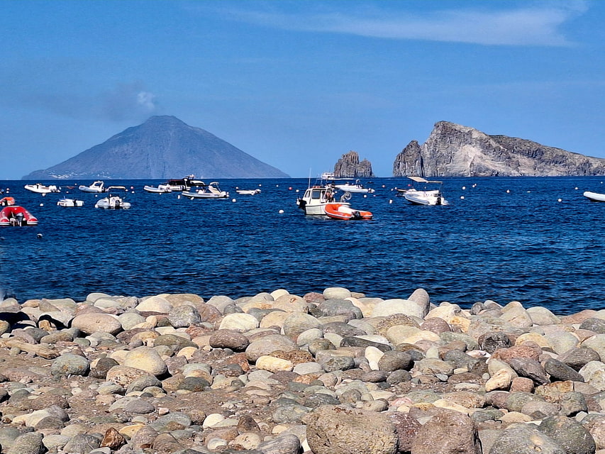 Oblázky se Stromboli
