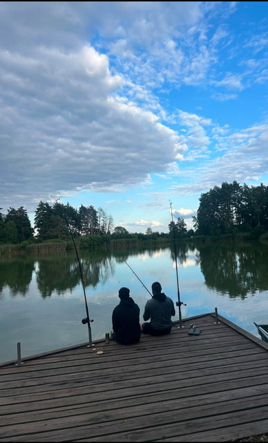 Čekání na zlatou rybku.