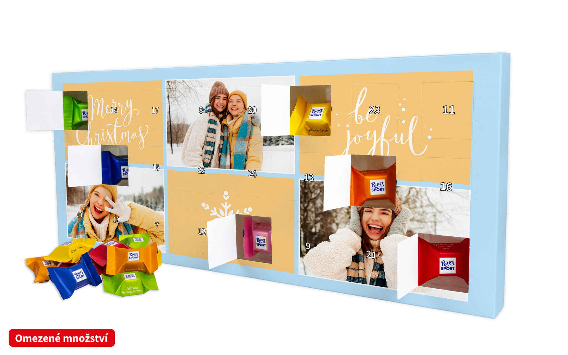 Exkluzivní čokoládový adventní fotokalendář Ritter Sport od HappyFoto