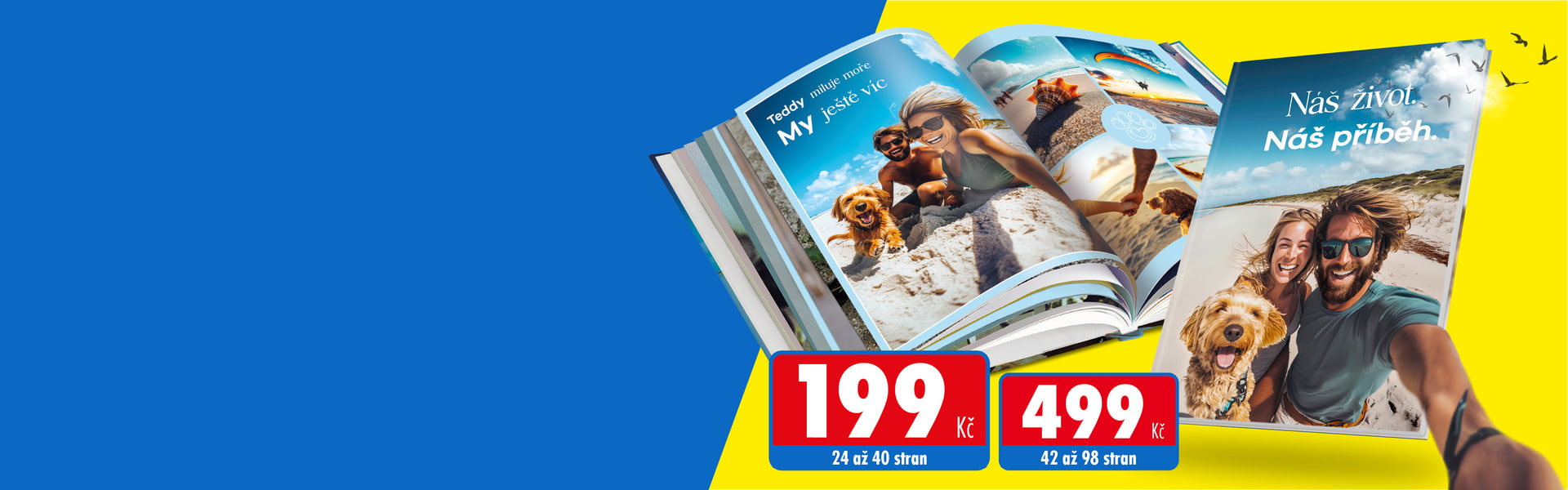 Narozeninové ceny Fotokniha pevná, cca A4 na výšku