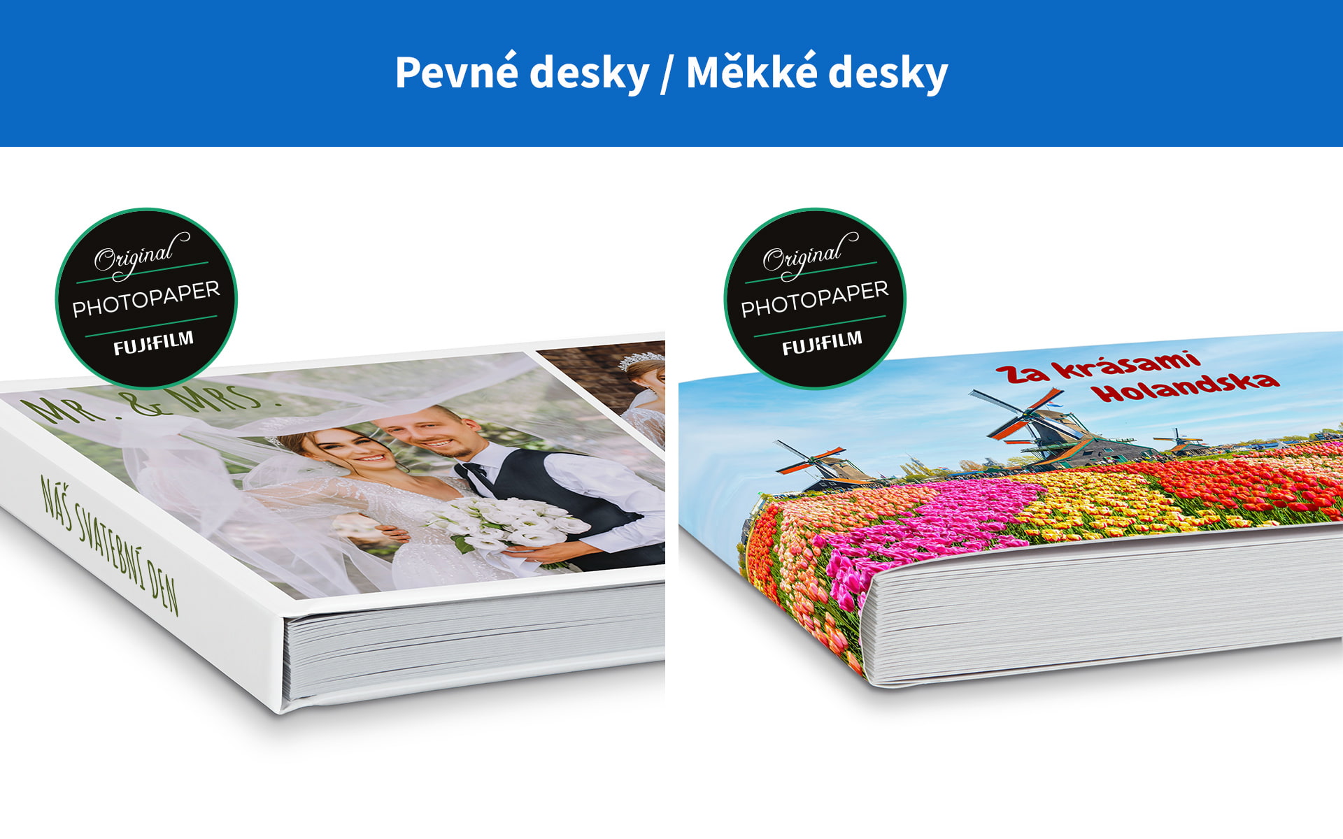 deLUXE Fotoknihy pevné & měkké od HappyFoto