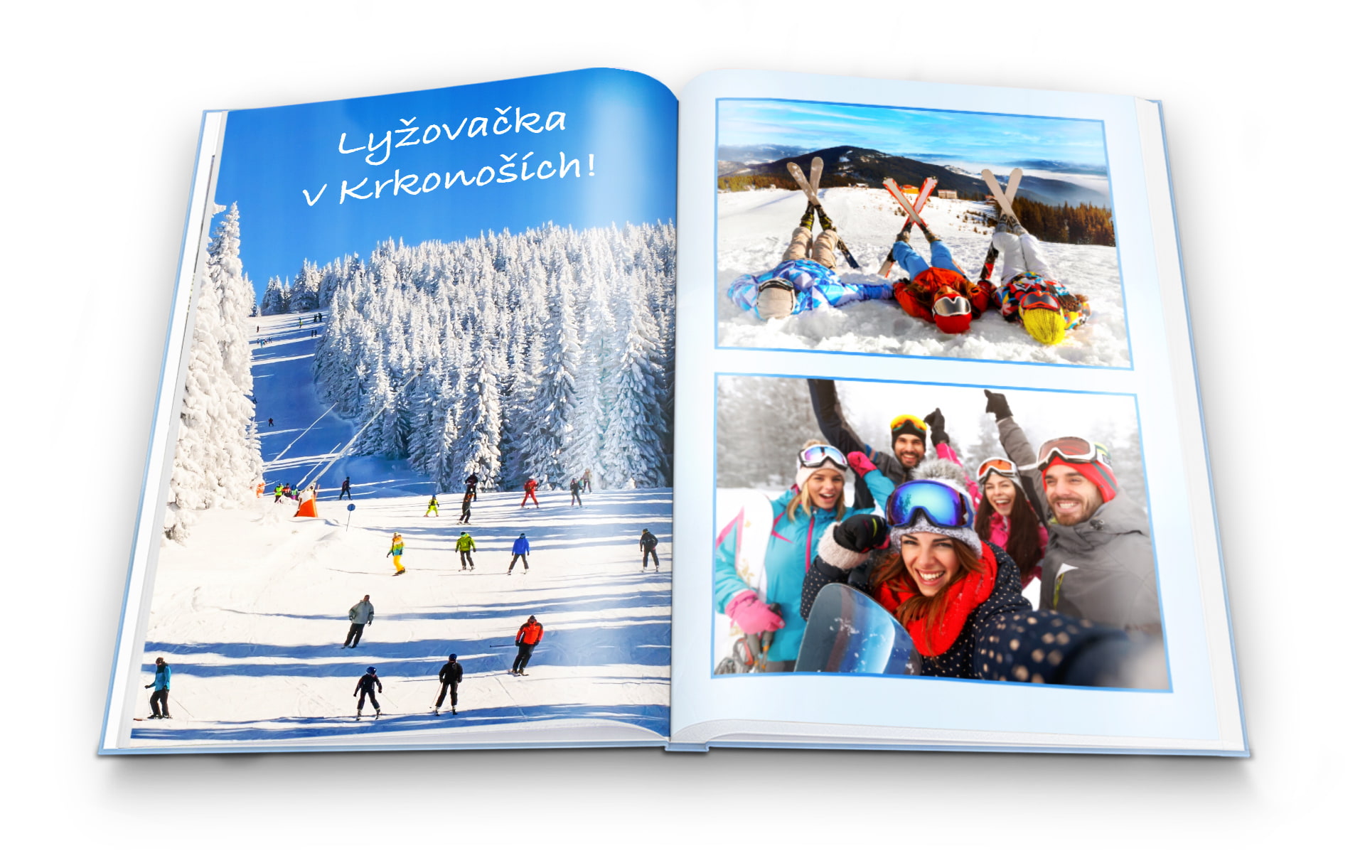 Fotokniha pevná, cca A4 na výšku zušlechtěná lakováním